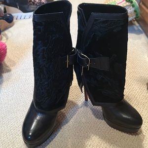 Christian Louboutin booties.